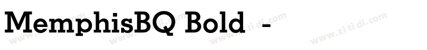MemphisBQ Bold字体字体转换